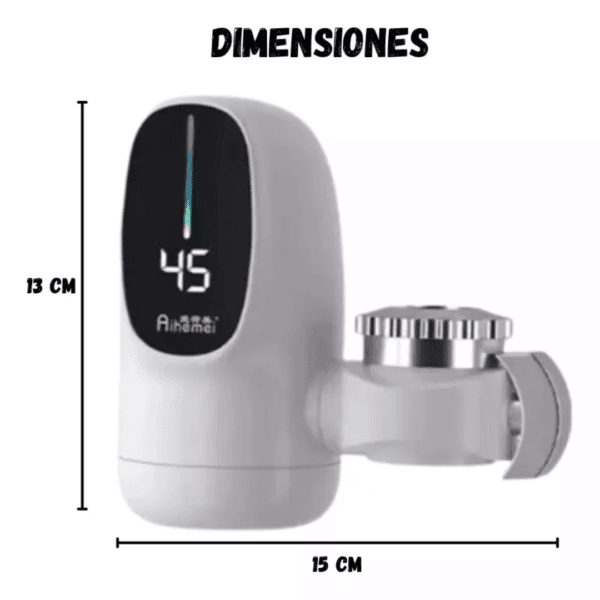 Grifo Calentador De Agua Pantlla Digital - Imagen 2