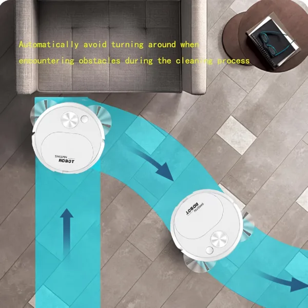 Aspiradora Robot Inteligente 3 En 1 x2
