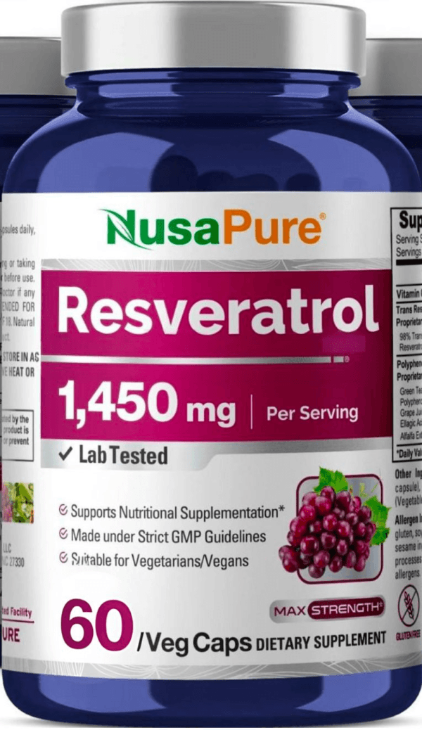 RESVERATROL 60 CÁPSULAS DE 1450mg